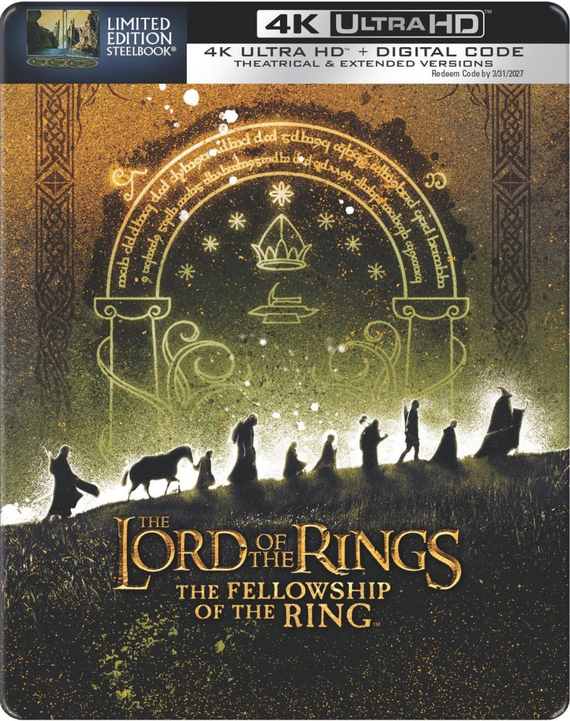 The Lord of the Rings: The Fellowship of the Ring/(Steel Book) Theatrical & Extended Versions@4k-UHD Steel Book