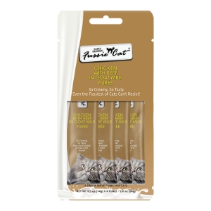 Fussie Cat - Puree Cat Treat - Super Premium Chicken with Beef in Goat Milk Puree