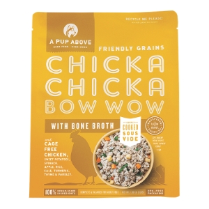 A Pup Above Gently Cooked Food for Dogs-Chick Chicka Bow Wow Recipe