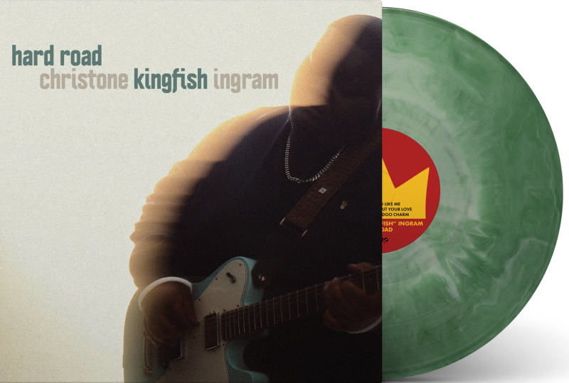 Christone "Kingfish" Ingram/Hard Road (GREEN & WHITE SPLASH VINYL)