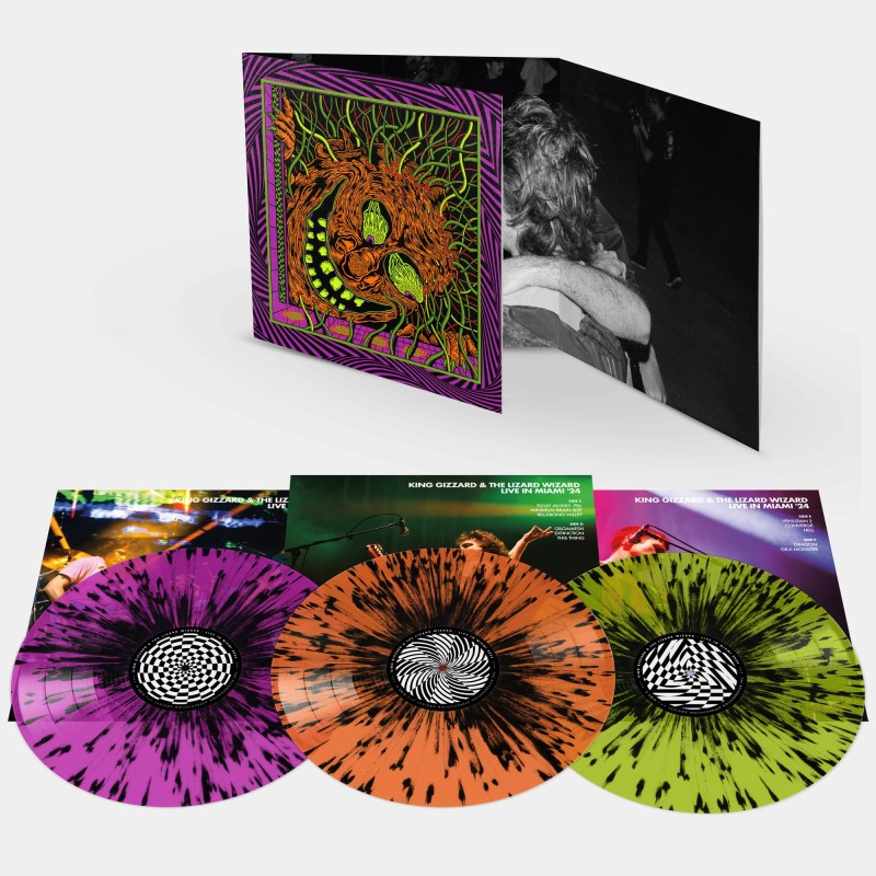 King Gizzard & The Lizard Wizard/King Gizzard - Live In Miami '24 (Splatter Vinyl)@3LP