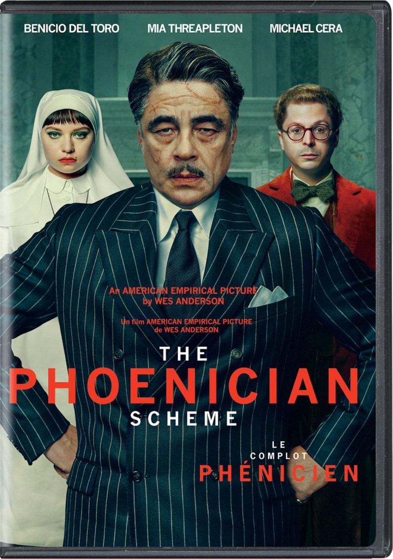 The Phoenician Scheme/Del Toro/Threapleton@DVD