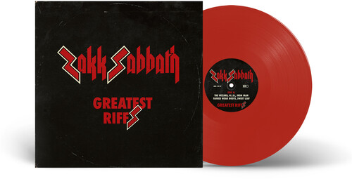 Zakk Sabbath/Greatest Riffs (Red Vinyl)@Amped Exclusive