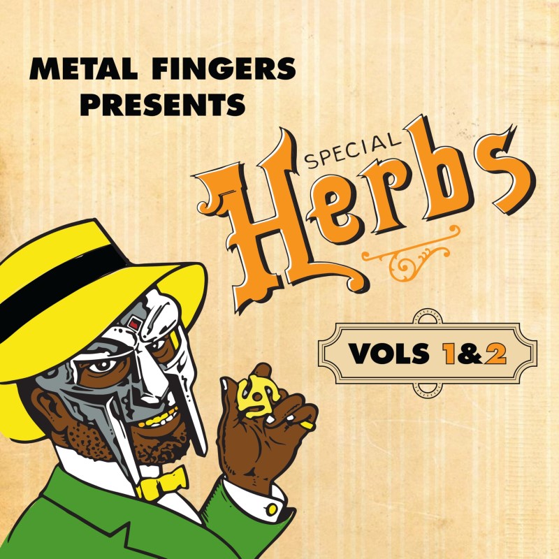 MF Doom/Metal Fingers Presents: Special Herbs Vol. 1 & 2 ( Mustard Yellow Vinyl)