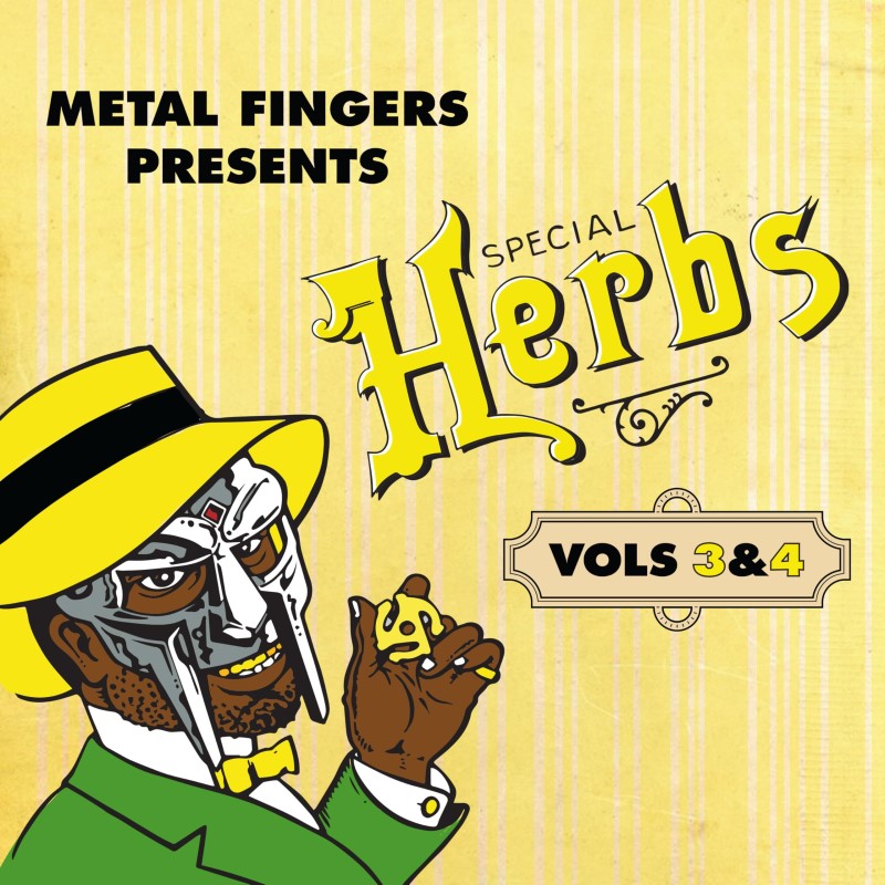 MF Doom/Metal Fingers Presents: Special Herbs Vol. 3 & 4 (Lemon Yellow Vinyl)