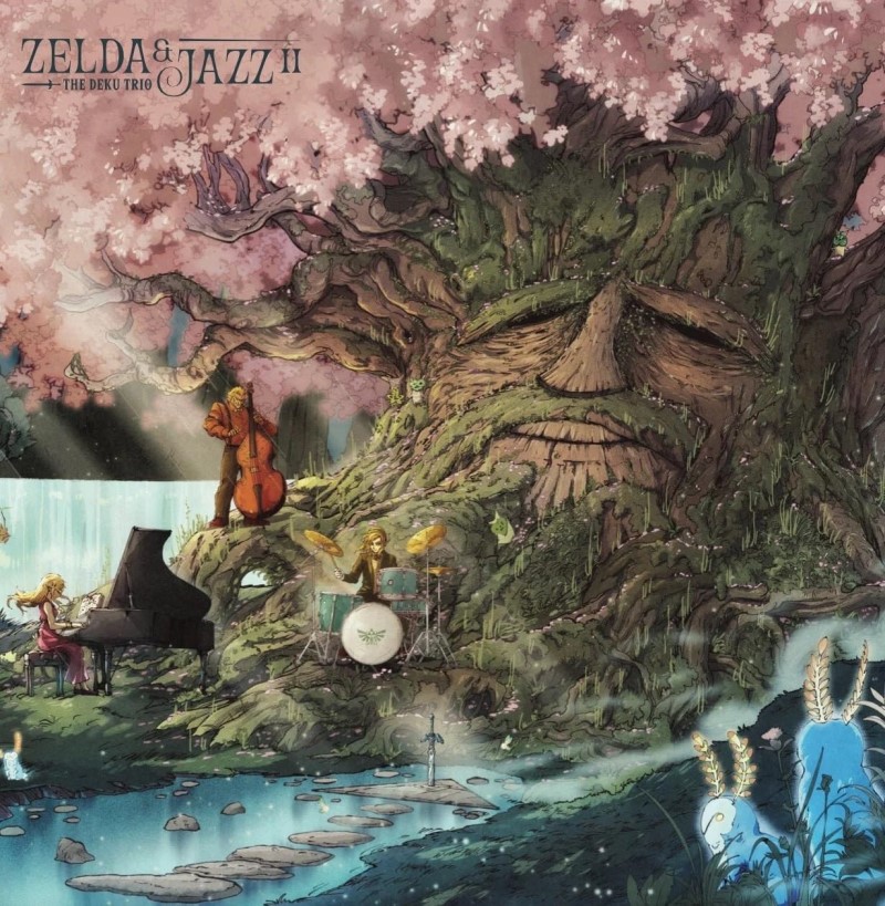 The Deku Trio/Zelda & Jazz II (Marble Pink & Blue Vinyl)@2LP