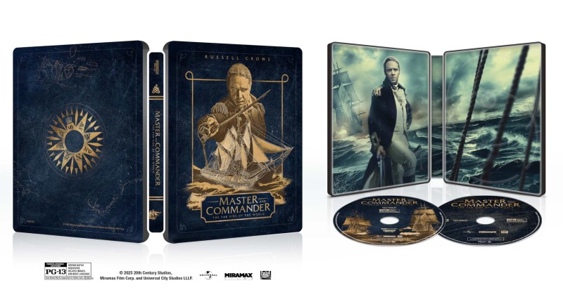MASTER & COMMANDER/(SteelBook) Crowe/Bettany/Boyd/D'Arcy@4K-UHD