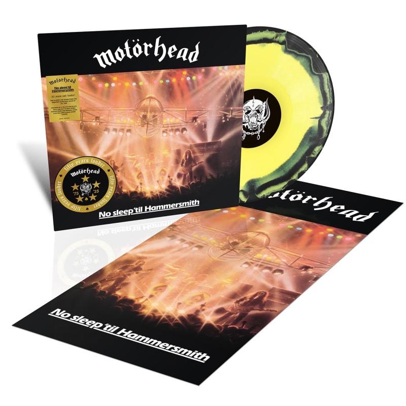 Motörhead/No Sleep 'Til Hammersmith (Yellow/Black Vinyl)@50th Anniversary@Half-Speed LP