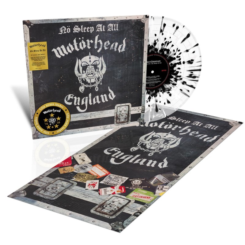 Motörhead/No Sleep At All (Clear/Black-White Splatter Vinyl)@50th Anniversary@LP