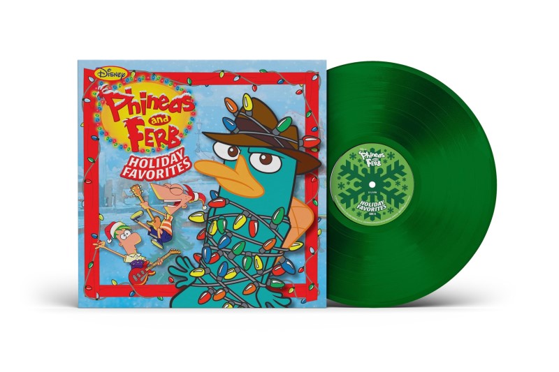 Phineas & Ferb/Holiday Favorites (Translucent Emerald Green Vinyl)@LP