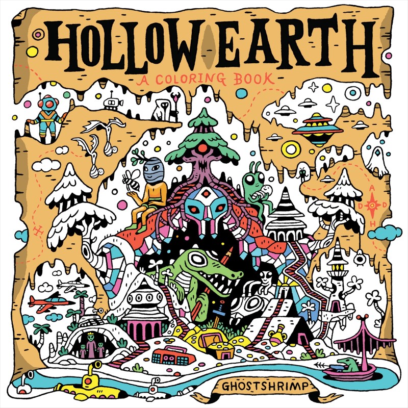 Ghostshrimp/Hollow Earth@ A Coloring Book