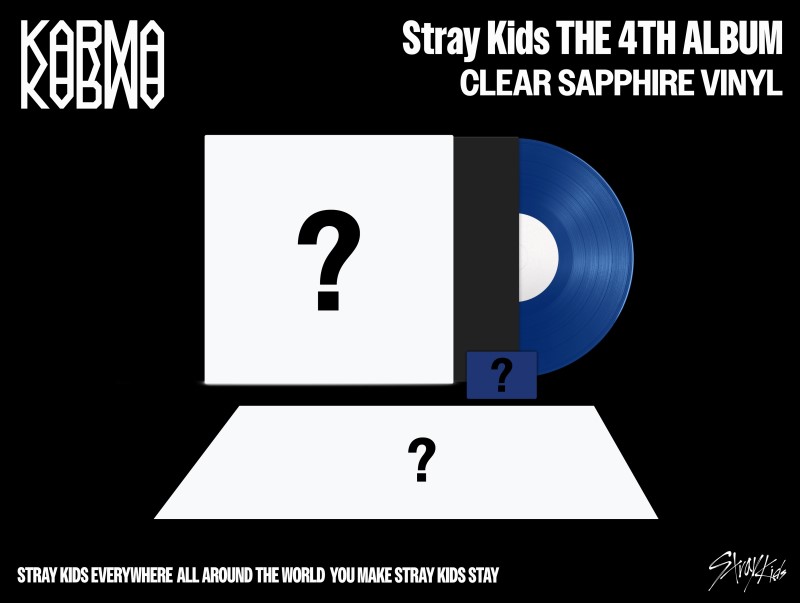 Stray Kids/KARMA [CLEAR SAPPHIRE VINYL]