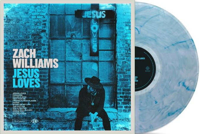 Zach Williams/Jesus Loves (Clear w/ Turquoise Swirls Vinyl)@2LP 150g