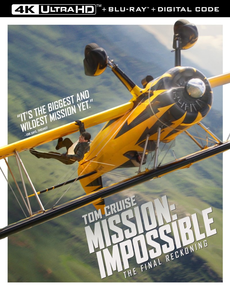 Mission Impossible - The Final Reckoning (2025)/Tom Cruise, Haley Atwell, and Ving Rhames@PG-13@4K Ultra HD + Blu-ray