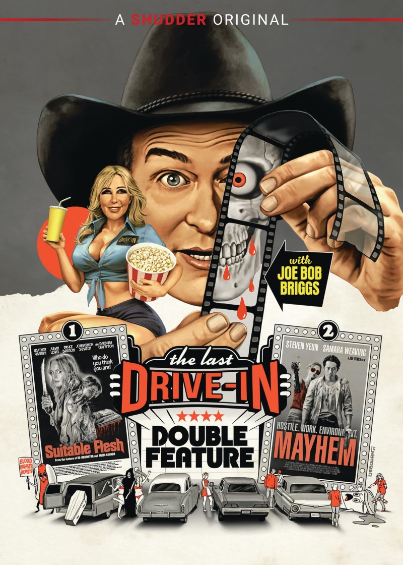 Last Drive-In With Joe Bob Briggs/Mayhem/Suitable Flesh Double Feature@DVD@NR