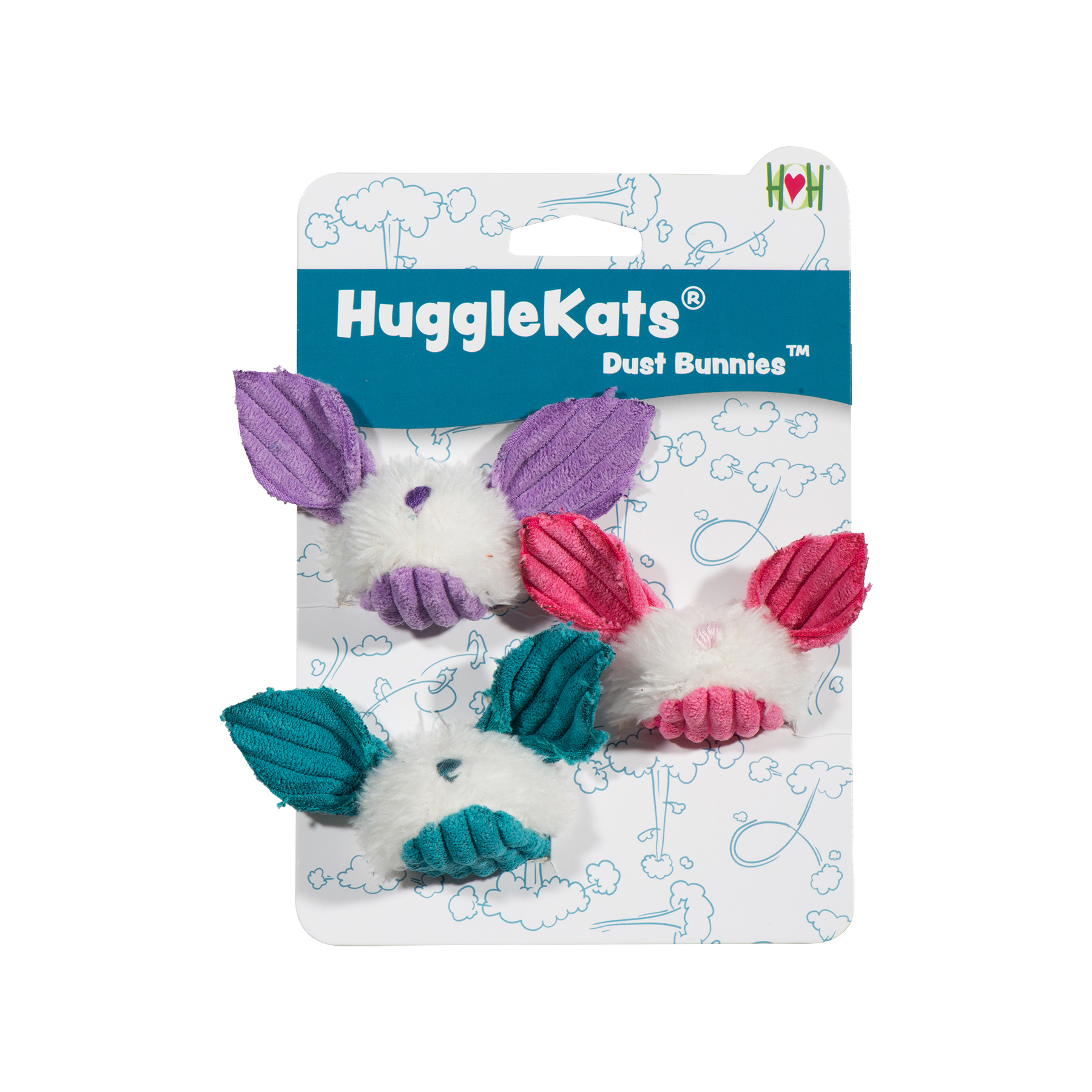 HuggleHounds - Cat Toy - HuggleKats Dust Bunnies