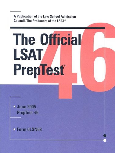 Law School Admission Council The Official Lsat Preptest 46 