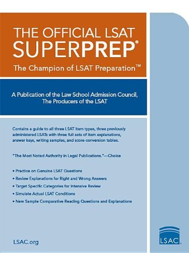 Law School Admission Council The Official Lsat Superprep The Champion Of Lsat Prep 