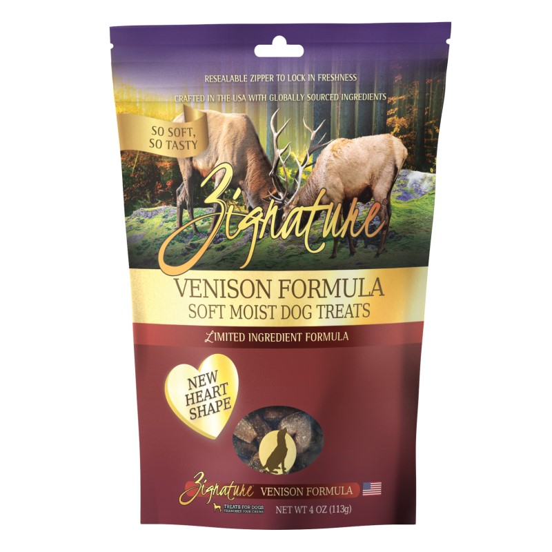 Zignature Venison Formula Soft Moist Dog Treats