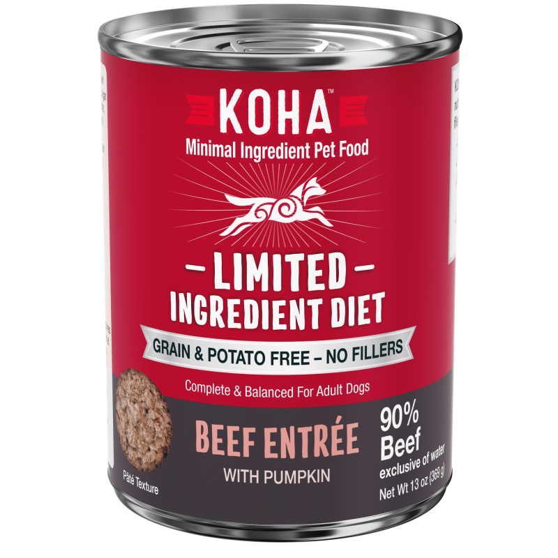 KOHA Limited Ingredient Diet Beef Entrée for Dogs