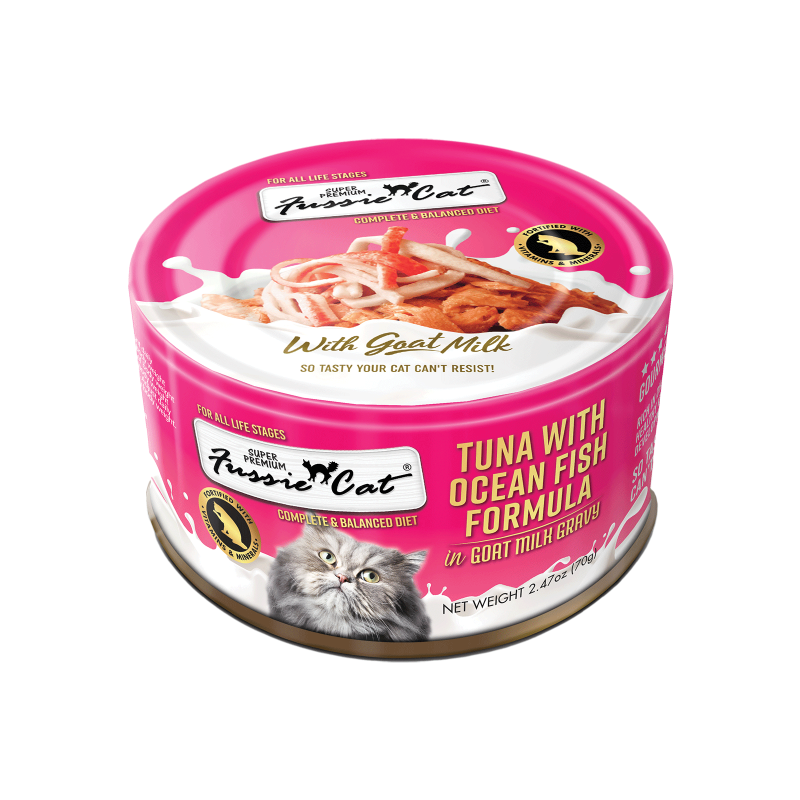 Fussie Cat Premium W/ Goat Milk-Tuna & Ocean Fish