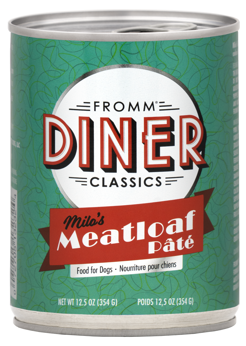 Fromm Diner Classics Milo's Meatloaf Pate Wet Food for Dogs