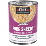 KOHA Pure Shreds Shredded Chicken Breast & Beef Entrée for Dogs