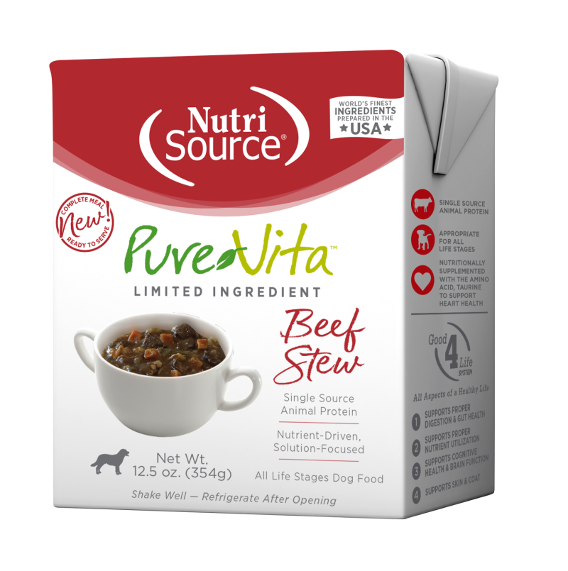 PureVita™ Limited Ingredient Beef Stew Wet Dog Food