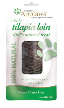 Applaws Natural Loin Cat Treat, Tilapia, 1.06-Oz-