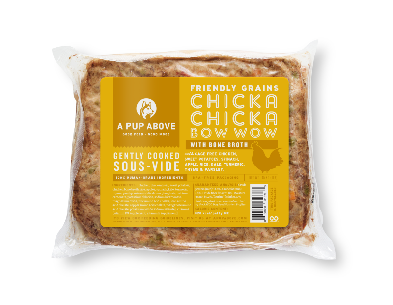 A Pup Above Gently Cooked Food for Dogs-Chick Chicka Bow Wow Recipe