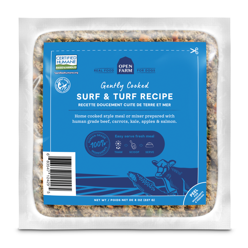 Open Farm Surf & Turf Gently Cooked Recipe Real Food for Dogs