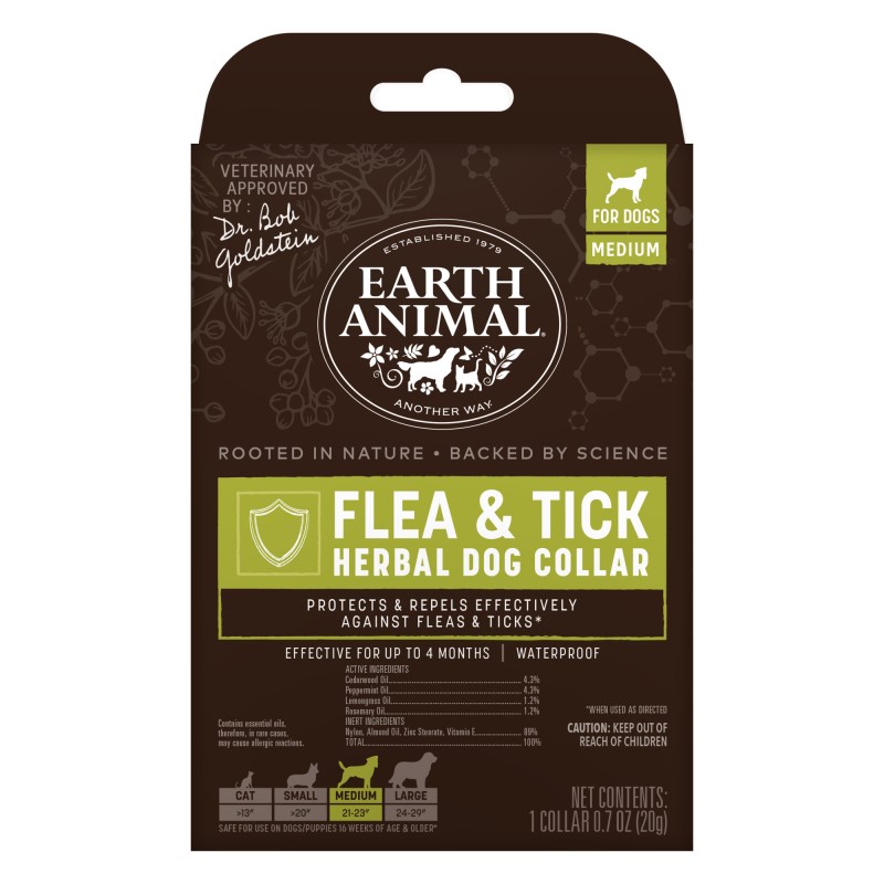 Earth Animal Nature's Protection™ Flea & Tick Herbal Collar for Dogs