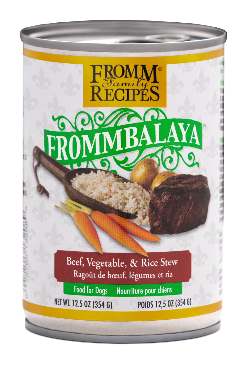 Fromm Dog Stew, Frommbalaya Beef & Rice