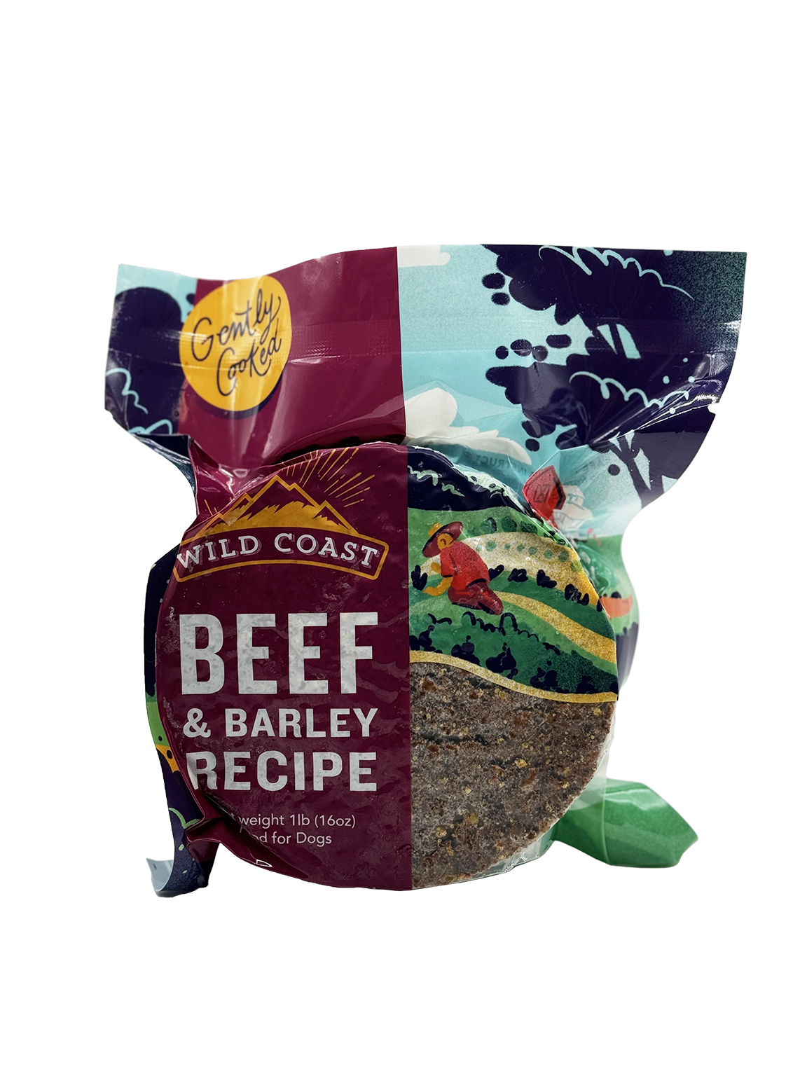 Wild Coast Gently Cooked Dog Food, Beef & Barley,-