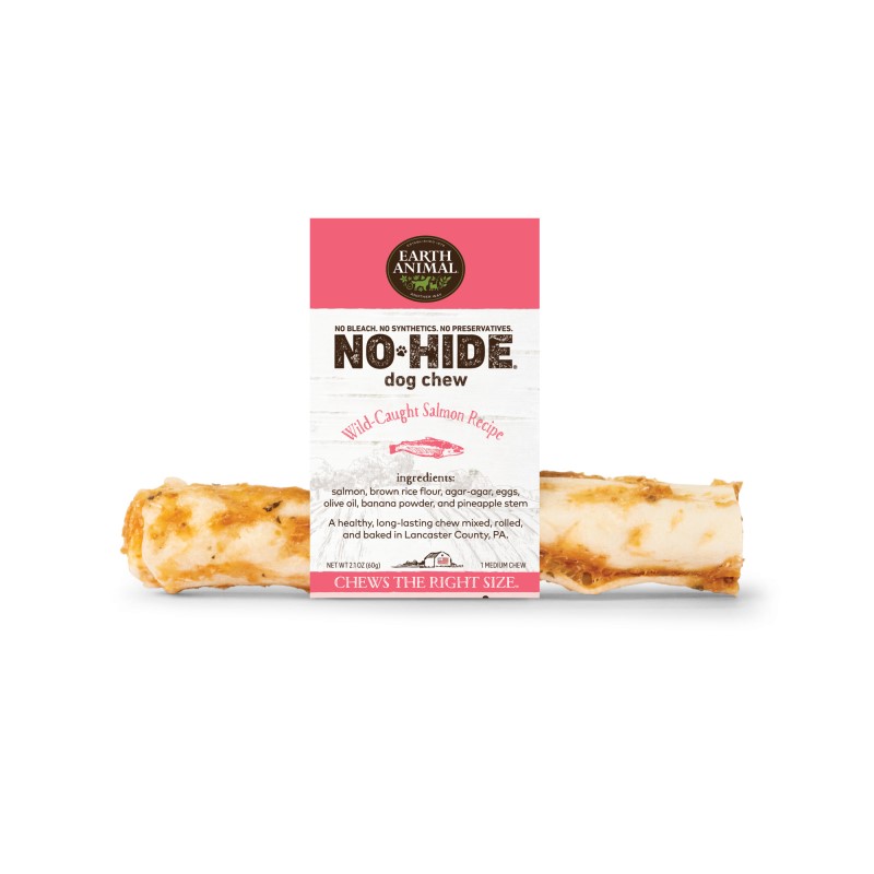 Earth Animal No-Hide® Wholesome Chews Medium-Salmon Single