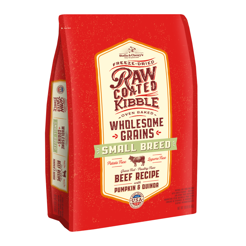 Stella & Chewy's Raw Coated Wholesome Grains Beef Small Breed Recipe Dog Food