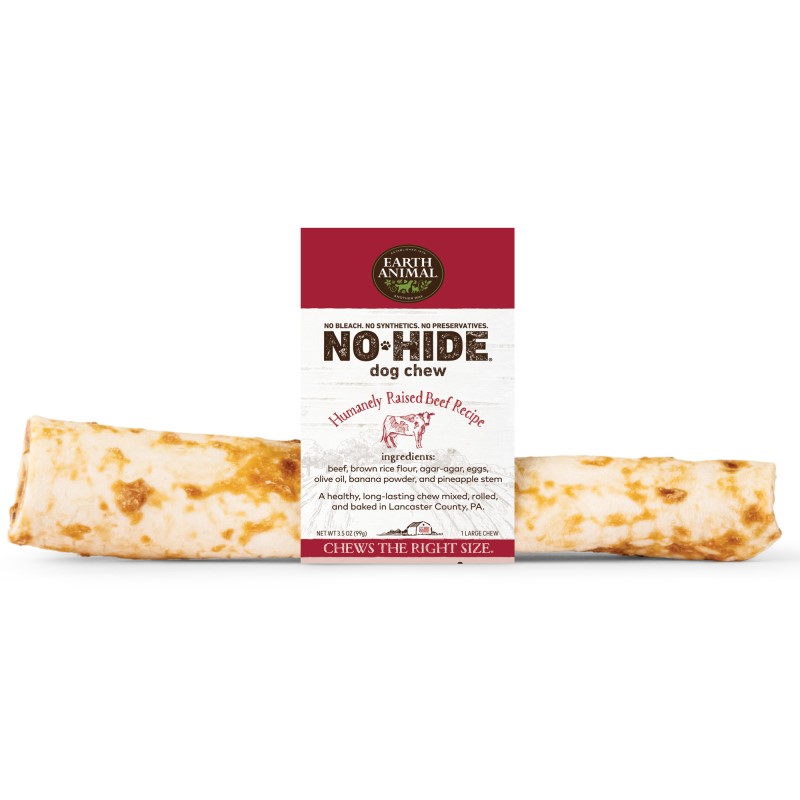 Earth Animal Dog Chew - No-Hide Beef Chew - Large