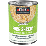 KOHA Pure Shreds Shredded Chicken Breast & Duck Entrée for Dogs