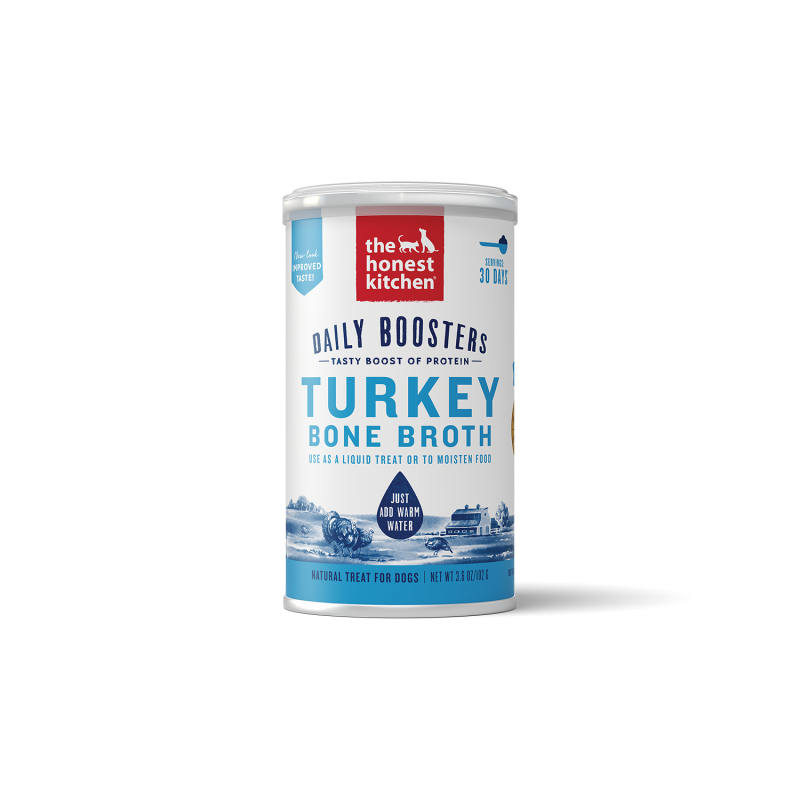The Honest Kitchen Daily Boosts: Instant Turkey Bone Broth with Turmeric