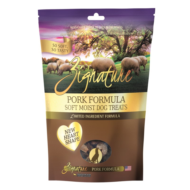 Zignature Pork Formula Soft Moist Dog Treats