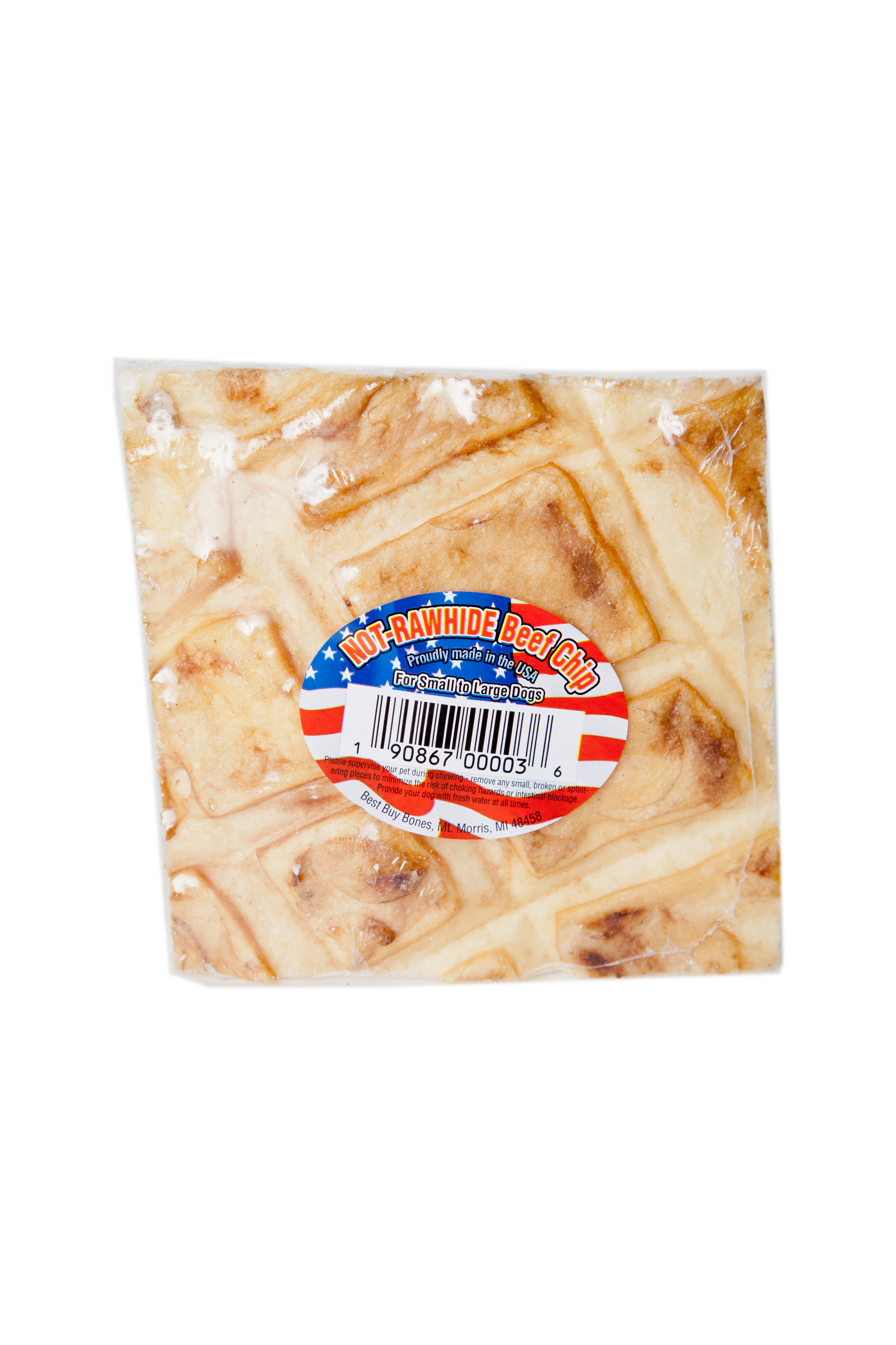 Nature's Own Not-Rawhide Dog Treat, Beef Chip-