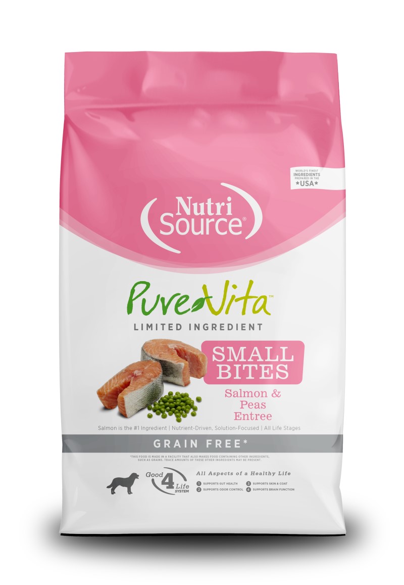 PureVita™ Grain Free Salmon & Peas Formula Small Bites Dog Food