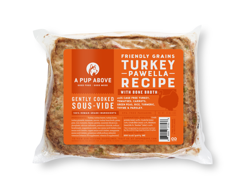 A Pup Above Gently Cooked Food for Dogs-Turkey Pawella Recipe