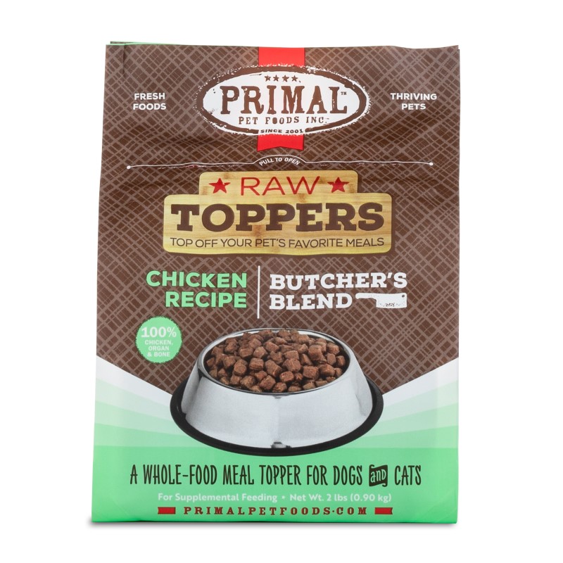 Primal Butcher's Blend Raw Toppers Chicken Recipe