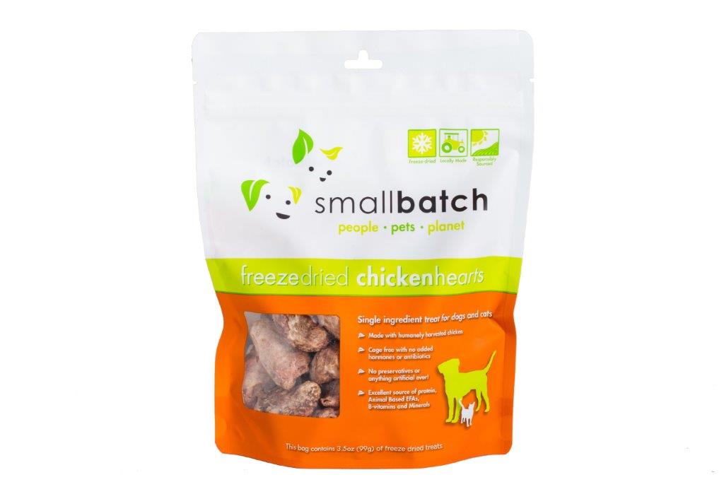 smallbatch Freeze-Dried Chicken Hearts