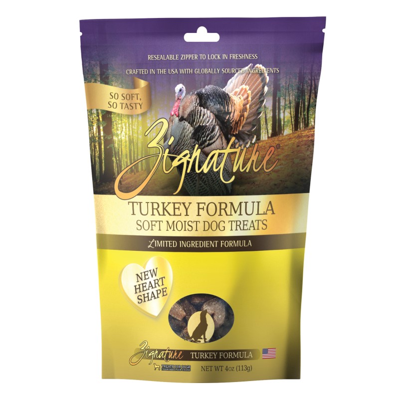 Zignature Turkey Formula Soft Moist Dog Treats