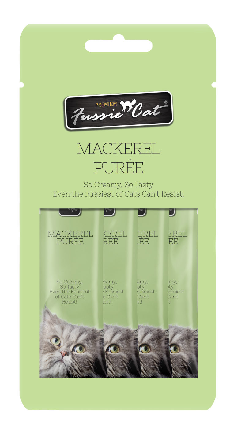 Fussie Cat Mackerel Purée-4 Pack
