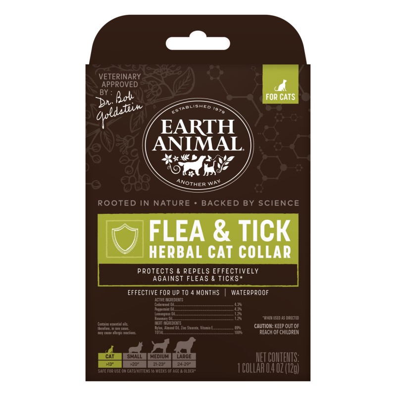 Earth Animal Nature's Protection™ Flea & Tick Herbal Collar for Cats