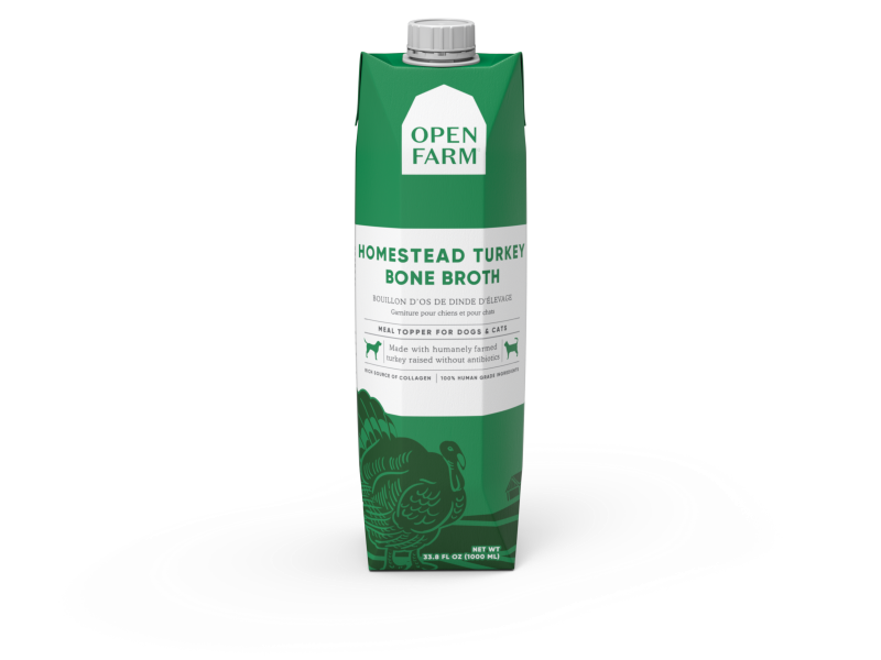 Open Farm Homestead Turkey Bone Broth for Dogs & Cats
