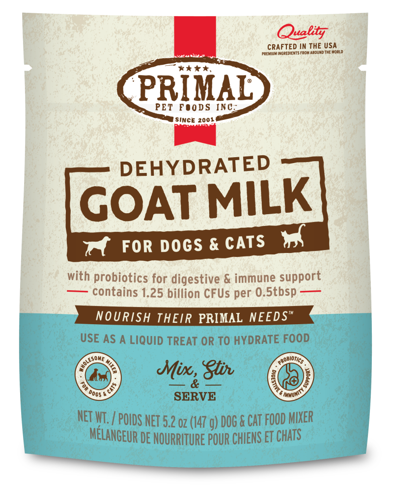Primal Dehydrated Goat Milk For Dogs & Cats, 5.2-oz-